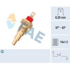 Compre Interruptor de temperatura, ventilador do radiador da FAE 37610 a um preço baixo por 18,52 €