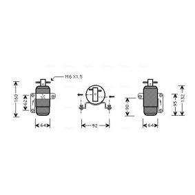 Comprar Filtro deshidratante, aire acondicionado de AVA COOLING SYSTEMS CRD060 a bajo precio de 46,23 €