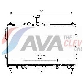Comprar Radiador, refrigeración del motor de AVA COOLING SYSTEMS DN2305 a bajo precio de 137,94 €