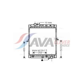 Compre Radiador, arrefecimento do motor da AVA COOLING SYSTEMS IV2070 a um preço baixo por 605,14 €