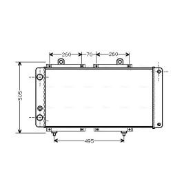 Comprar Radiador, refrigeración del motor de AVA COOLING SYSTEMS PE2033 a bajo precio de 203,91 €