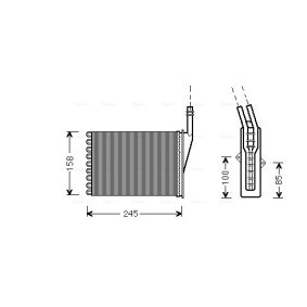 Køb Varmeelement, kabinevarme af AVA COOLING SYSTEMS RTA6250 til den lave pris 594,80 DKK