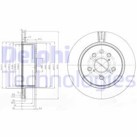 Bremsscheibe von DELPHI