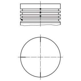 Achetez des Piston de chez MAHLE ORIGINAL en ligne pour Twingo I Van (S06) à prix modérés
