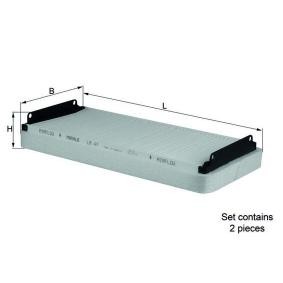 Acquista Filtro abitacolo da MAHLE ORIGINAL LA 47/S a buon mercato per soli 20,07 €