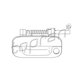PEUGEOT Türgriff von TOPRAN