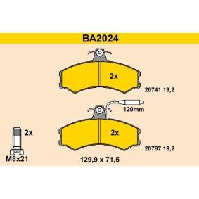 Comprar Juego de pastillas de freno de Barum BA2024 a bajo precio de 61,91 €