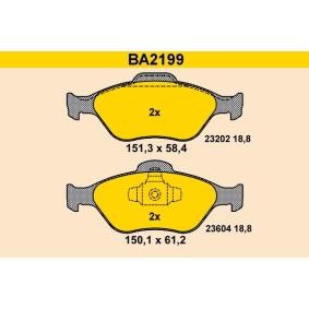 Comprar Juego de pastillas de freno de Barum BA2199 a bajo precio de 49,63 €