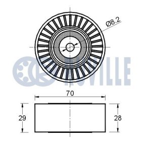 Achetez des Kit de distribution + pompe à eau de chez RUVILLE en ligne pour Escort Mk4 3/5 portes (GAF, AWF, ABFT) à prix modérés