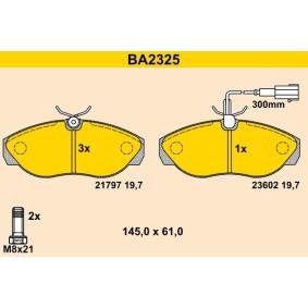 Køb Bremseklodser af Barum BA2325 til den lave pris 942,23 DKK