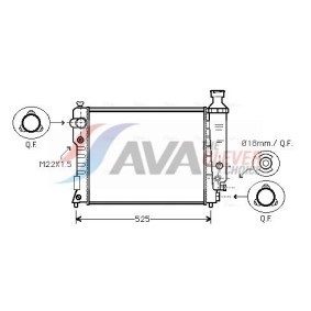 Acquista Radiatore motore da AVA COOLING SYSTEMS HD2007 a buon mercato per soli 1043,24 €