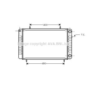 Acquista Radiatore motore da AVA COOLING SYSTEMS TH2008 a buon mercato per soli 1043,24 €