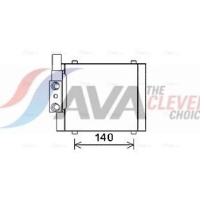 Köp Oljekylare automatlåda från AVA COOLING SYSTEMS på nätet till A6 Avant (4B5, C5) till schyssta priser
