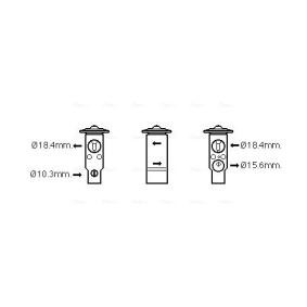 Comprar Válvula de expansión, aire acondicionado de AVA COOLING SYSTEMS TO1643 a bajo precio de 72,90 €
