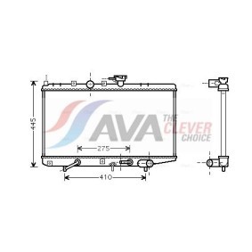 Achetez des Radiateur du moteur AVA COOLING SYSTEMS DU2006 à prix pour 1054,38 €