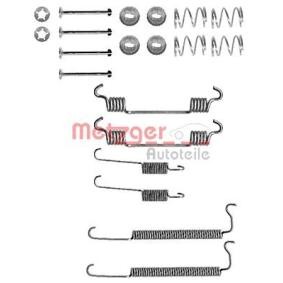 Comprar Juego de accesorios, zapatas de freno de METZGER 105-0849 a bajo precio de 11,60 €
