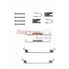 Comprar Juego de accesorios, zapatas de freno de METZGER 105-0789 a bajo precio de 11,05 €
