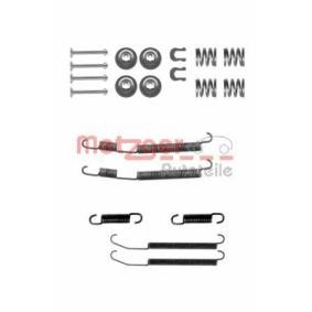 Comprar Juego de accesorios, zapatas de freno de METZGER 105-0760 a bajo precio de 18,95 €