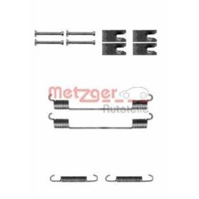 Comprar Juego de accesorios, zapatas de freno de METZGER 105-0814 a bajo precio de 10,31 €