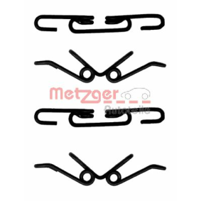 Zubehörsatz, Scheibenbremsbelag von METZGER