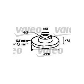 Bremsscheibe 186285 von VALEO günstig für 62,43 € online kaufen
