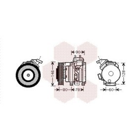 Acquista Compressore aria condizionata da VAN WEZEL 5300K448 a buon mercato per soli 505,21 €