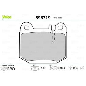 Achetez des Plaquettes de frein VALEO 598719 à prix pour 35,49 €