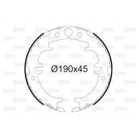 Bremsbackensatz, Feststellbremse 564015 von VALEO günstig für 50,42 € online kaufen