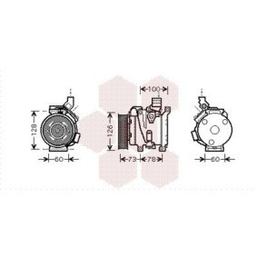 Acquista Compressore aria condizionata da VAN WEZEL 5300K451 a buon mercato per soli 484,18 €
