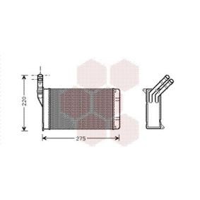 Wärmetauscher, Innenraumheizung 09006082 von VAN WEZEL günstig für 28,07 € online kaufen