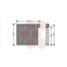Compre Evaporador de aire acondicionado de VAN WEZEL online para RX (MHU3_, GSU3_, MCU3_) a precios moderados