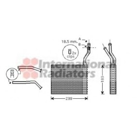 Wärmetauscher, Innenraumheizung 18006365 von VAN WEZEL günstig für 371,55 € online kaufen
