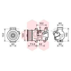 Acquista Compressore aria condizionata da VAN WEZEL 5300K610 a buon mercato per soli 754,48 €