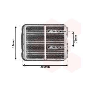 Compre Radiador da chaufage de VAN WEZEL online para Frontera A SUV (U92) a preços moderados