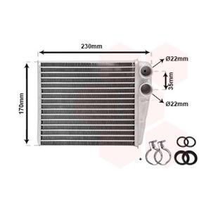 Achetez des Radiateur de chauffage VAN WEZEL 30006465 à prix pour 57,04 €