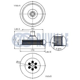 Umlenk- / Führungsrolle, Keilrippenriemen 55393 von RUVILLE günstig für 16,37 € online kaufen