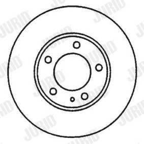 Bremsscheibe 561962J von JURID günstig für 33,45 € online kaufen