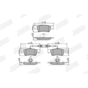 Bremsbeläge 573301J von JURID günstig für 47,24 € online kaufen