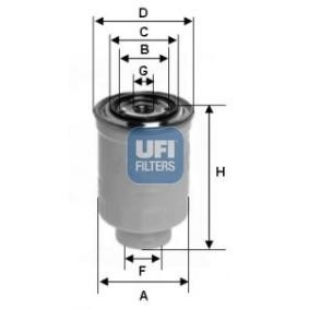 Comprar Filtro combustible de UFI 24.393.00 a bajo precio de 17,43 €