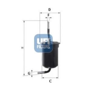 Comprar Filtro combustible de UFI 31.517.00 a bajo precio de 16,14 €