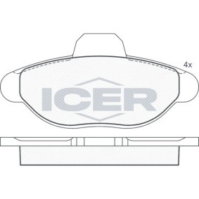 Comprar Juego de pastillas de freno de ICER 180923 a bajo precio de 17,66 €