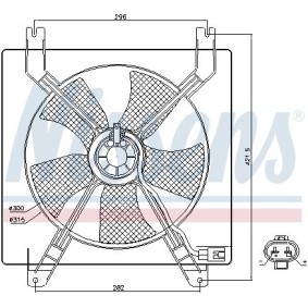 Kühlerlüfter 85358 von NISSENS günstig für 102,63 € online kaufen