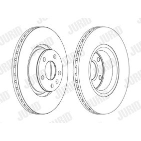 Bremsscheibe 562267J von JURID günstig für 117,96 € online kaufen