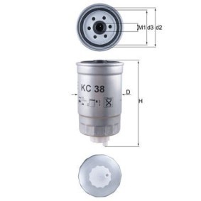 Kraftstofffilter KC 38 von KNECHT günstig für 19,72 € online kaufen