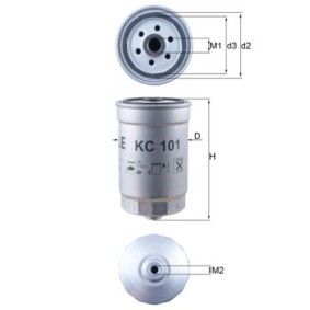 Kraftstofffilter KC 101 von KNECHT günstig für 34,33 € online kaufen
