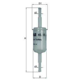 Kraftstofffilter KL 15 OF von KNECHT günstig für 5,33 € online kaufen