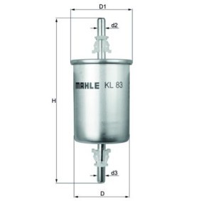 Kraftstofffilter KL 83 von KNECHT günstig für 17,45 € online kaufen