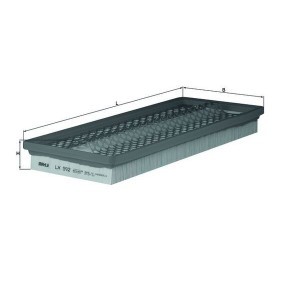 Luftfilter LX 592 von KNECHT günstig für 17,11 € online kaufen