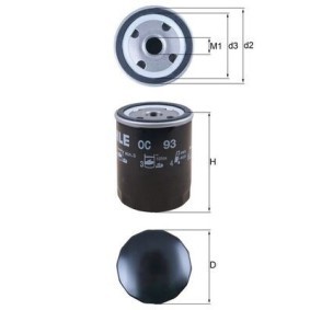 Ölfilter OC 93 von KNECHT günstig für 8,54 € online kaufen