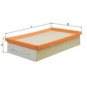 Luftfilter LX 1803 von KNECHT günstig für 25,63 € online kaufen